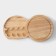 Set for feeding cheese, 4 knives, board, 19.5 × 19.5 × 3.5 cm, oak