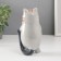 Souvenir Ceramics "Gray cat with heart in peas" 8.2x7.8x15 cm
