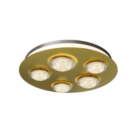 Ceiling Lamp Maytoni Mod361CL-L58BS3K, LED, 56 W, 600X600X102 mm, 1400 lm, 3000k, brass