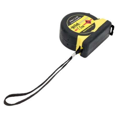 Roulette Encor "Test" 10107, rubberized plastic, steel tape, 7.5 m x 25 mm-1
