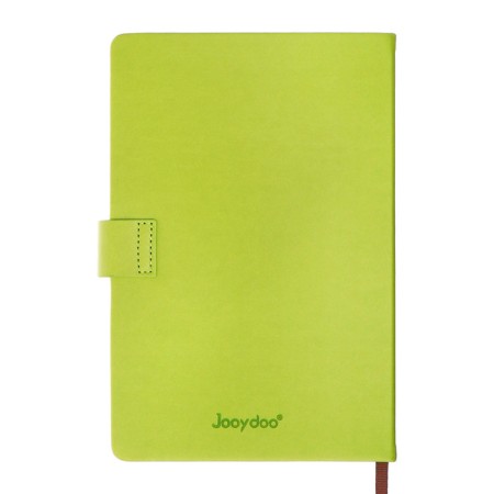 The diary is notathered, A5, 140l, cage, region, with a refrain, flowers, green-12