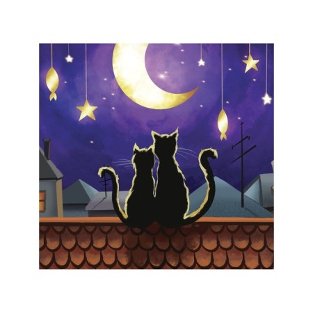 Organizer in a bathtub on suction cosepers "cat romance", for storing toys and trifles, size 33x39 cm-1