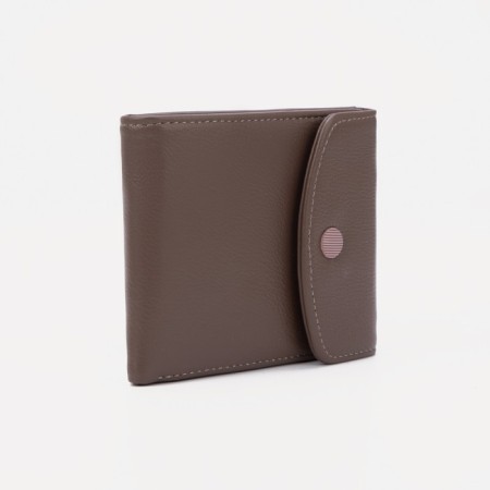 Wallet on magnets, brown color