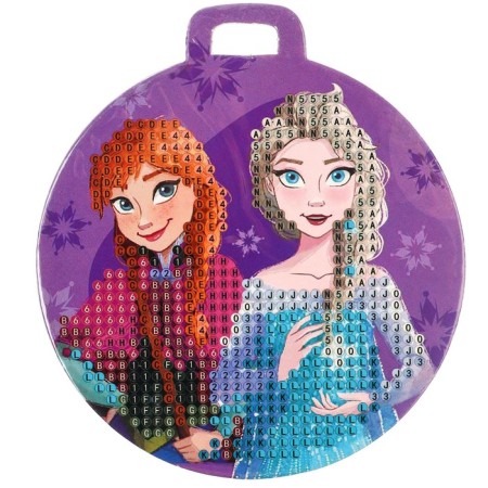 Diamond mosaic on the suspension "New Year" Cold heart-5