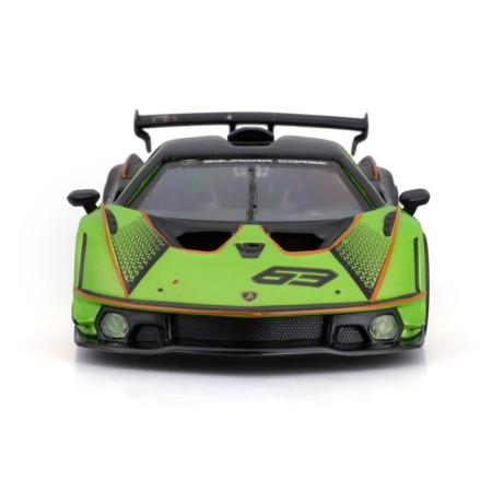 Racing machine BBURAGO Lamborghini Essenza SCV12, Die-Cast, 1:32, Green color-9