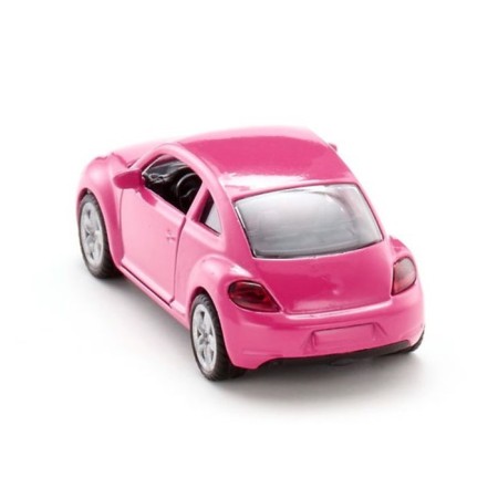 The Volkswagen Beetle car collectible model, pink, scale 1:64-2