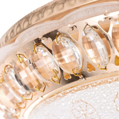 Lamp with PDU 670003N LED 80W 3 modes 3000-6000k Dimmer gold 50x50x11 cm Bayerlux-9