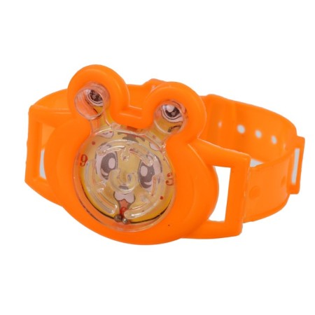 Puzzle clock "Frog", color mix
