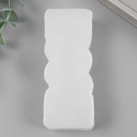Mold Silicon for the candle "Abstraction. Waves" 4x9.6 cm-3