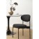 Kaja chair, 500 × 510 × 805 mm, matting, black color