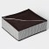 Organizer for storing linen Villy, 18 cells, 35 × 30 × 12 cm, white-brown color