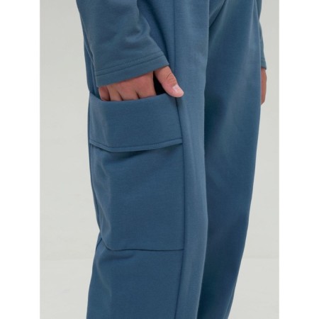Pants for boys, height 146 cm, gray color-4