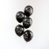 Shar Latex 12 "Happy Birthday to Gamer, pastel, set 25 pcs., Black color