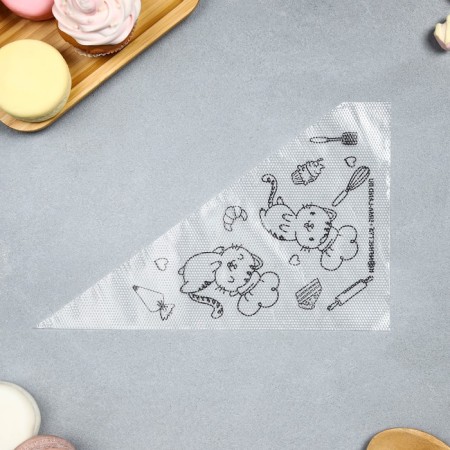 Confectionery bags "cats" 35 x 20 cm, 50 pcs-1