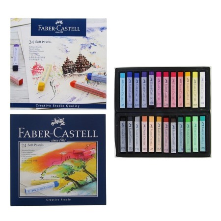 Pastel Dry Artistic Soft Faber-Castell Gofa 24 Colors 128324