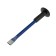 Tickling flat tundra, reinforcing steel, rubber handle, 300 x 25 mm