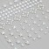 Stick plastic rhinestones "flowers, rhombics, circles" 8.5x9.5 cm