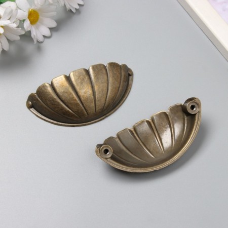 Pen for the casket metal "petals" bronze set 2 pcs 7.6x3.8x1.5 cm-2