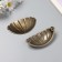 Pen for the casket metal "petals" bronze set 2 pcs 7.6x3.8x1.5 cm