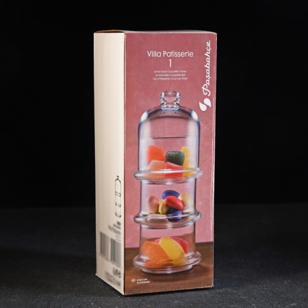 Set of glass containers Villa Patisserie, with a lid, one capacity 210 ml, 3 pcs-4