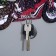 Key on the wall red motorcycle, 24x13.5x0.5 cm