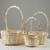 A set of wicker baskets, D27x12/37 cm, D22x12/32 cm, D17x10/28 cm, 3 pcs, Ivas