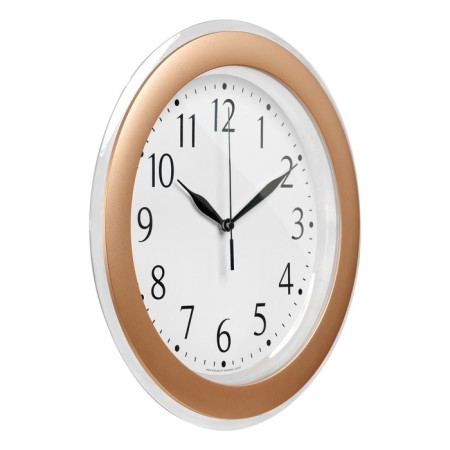 Watch Wall Interior "Classics", silent, D-30 cm, rim transparent golden-2