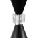 Bayerlux lamp "Kovalts" E27 40W black 20x20x35-120cm