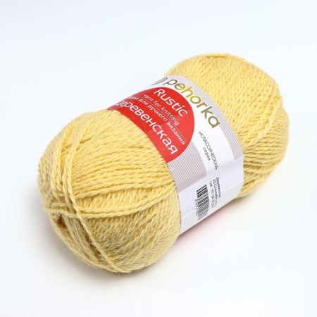 Yarn "village" 100% wool 250m/100g (23-slone bone)-2