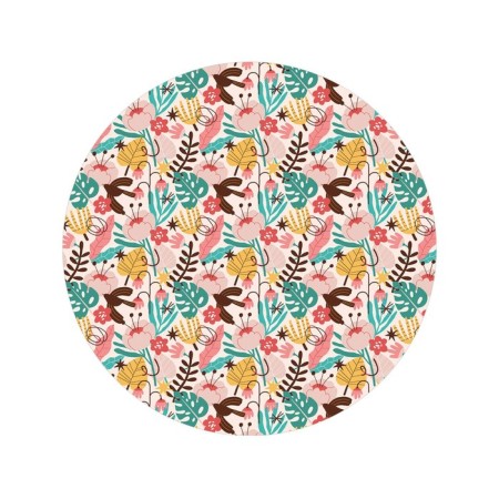 Pareo and beach rug "Paints of Nature", d = 150 cm-1