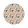 Pareo and beach rug "Paints of Nature", d = 150 cm
