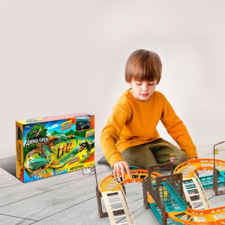 Auto traffic "Dino-Trek", with a machine, works from batteries-5
