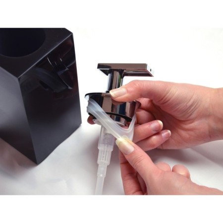 ROM liquid soap dispenser, black-1