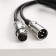 Microphone cable Music Life 2.5 m, XLR-XLR, two-core