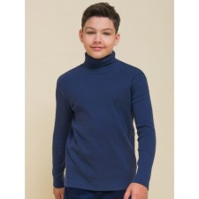 Turtleneck for a boy Pelican, height 122 cm, dark blue color