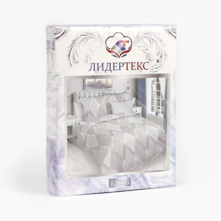 Bed linen Duet Leader Click 145x215, 220x240, 70x70 2pcs, calico 120g/m, 100% cotton-3