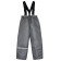 Pants are children insulated, height 128 cm, graphite color