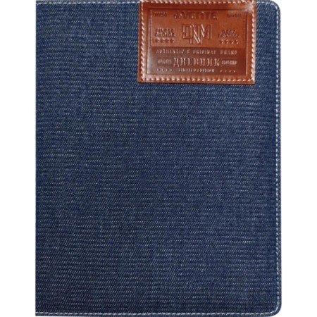 Universal diary for grade 1-11 Dark Blue Jeans, solid cover, denim, thermoting, liesse, 48 sheets-1