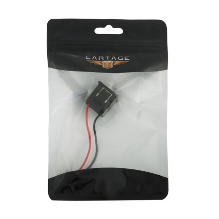 2 USB connector with a wire 10 cm, 2 pin, 2.1 a, 5 V, black-4
