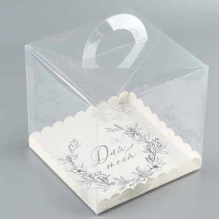 Confectionery box, chest, packaging, “dear person”, 20 x 20 x 20 cm-2