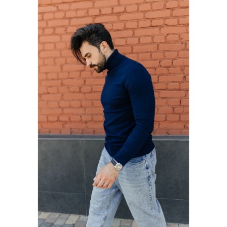 Male jumper, size 58, dark blue color-8