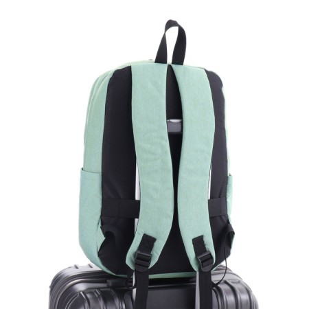 School backpack from lightning textiles, Fulldorn, 4 pockets, green color-6