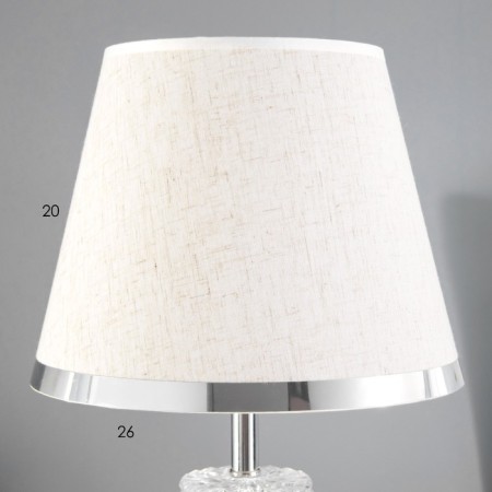 Board lamp "Lira" E27 40W chrome 25x24x41 cm Risalux-4