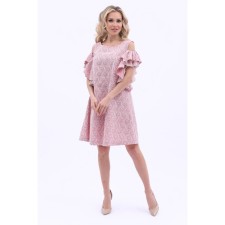 Women's dress, size 46, pink color