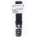 20 mm watch strap, with quick-detachable studs, silicone, L-21.5 cm, black