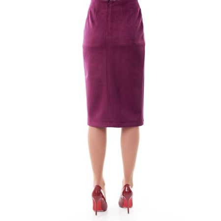 Female skirt, size 42, fuchsia color-5