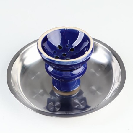 Hookah "Dereya", 50 cm, 2 tubes, blue-6