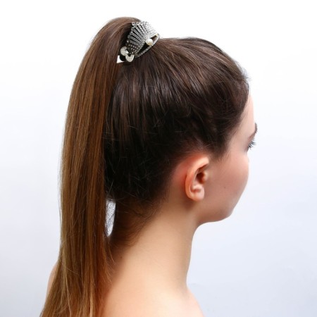 Hair clamp with rhinestones “Be brighter than anyone”, 3.5 x 4.5 x 2.5 cm-7