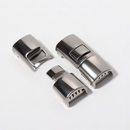 CLISTOR for laces, steam, size 2.6 × 1 × 0.8 cm, silver color-5