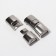 CLISTOR for laces, steam, size 2.6 × 1 × 0.8 cm, silver color